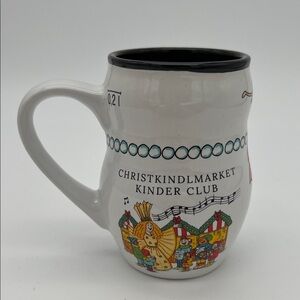 Christkindlmarket Chicago Snowman 2018 Kinder Club Ceramic Coffee Tea Mug Cup
